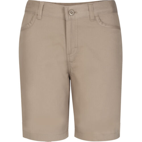 **52221A Young Girls Khaki Short Thumbnail