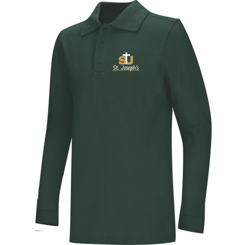 **CR835X Adult Long Sleeve Polo Thumbnail
